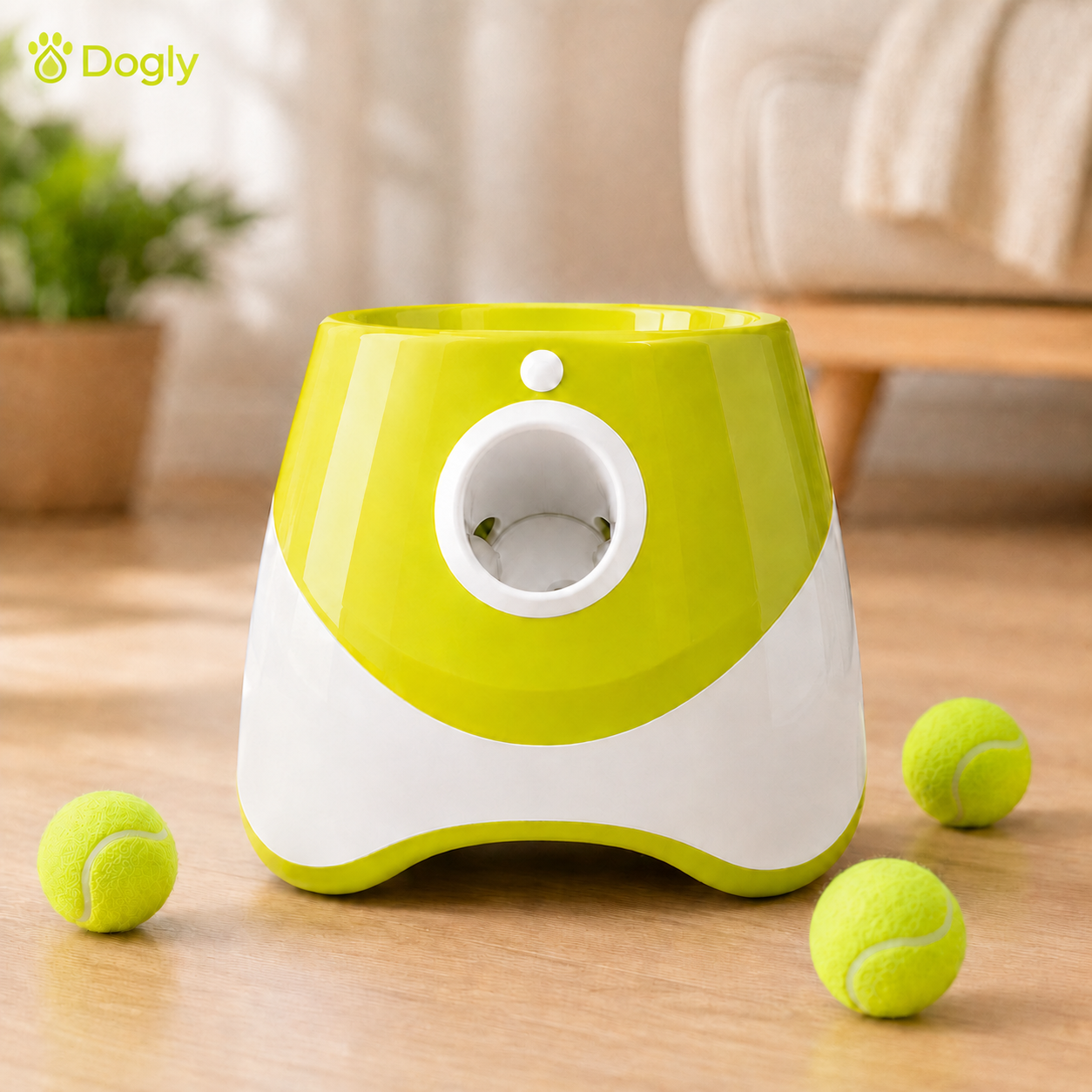 Lanceur de balles automatique pour chien – Jeu intelligent intérieur & extérieur